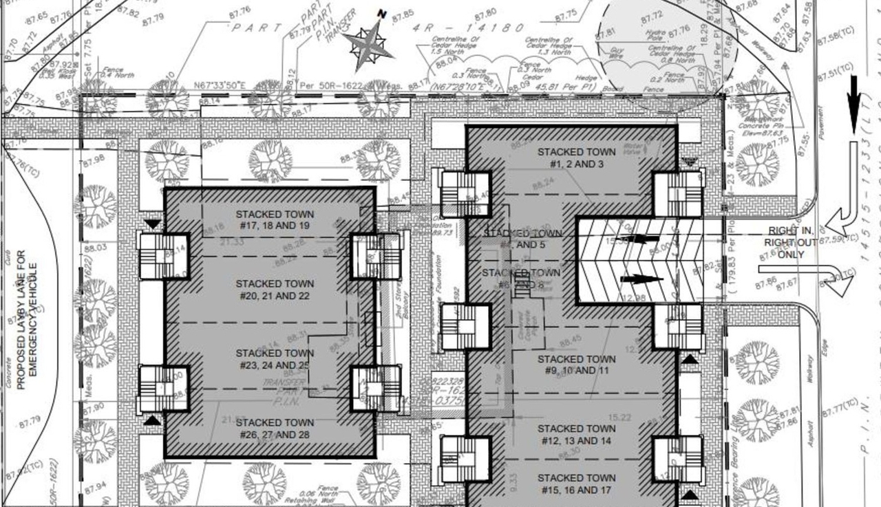 Construction site plan for project from page 9 of the file '2021-06-16 - Design Brief - D02-02-21-0055'