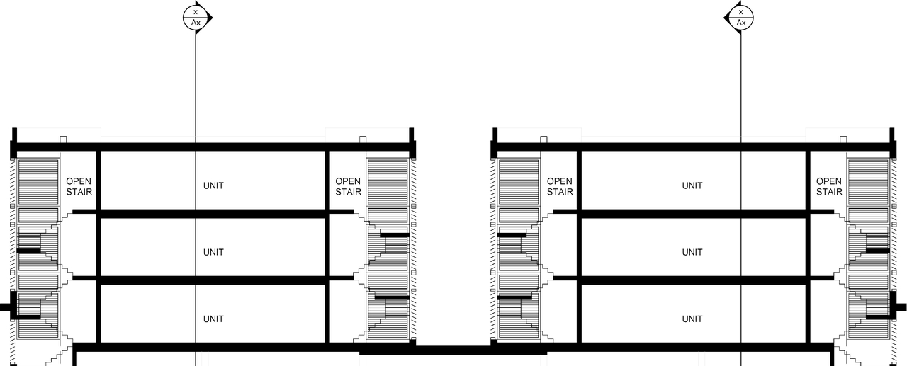 Image from page 1 of the file '2021-06-16 - Building Sections South View - D02-02-21-0055'