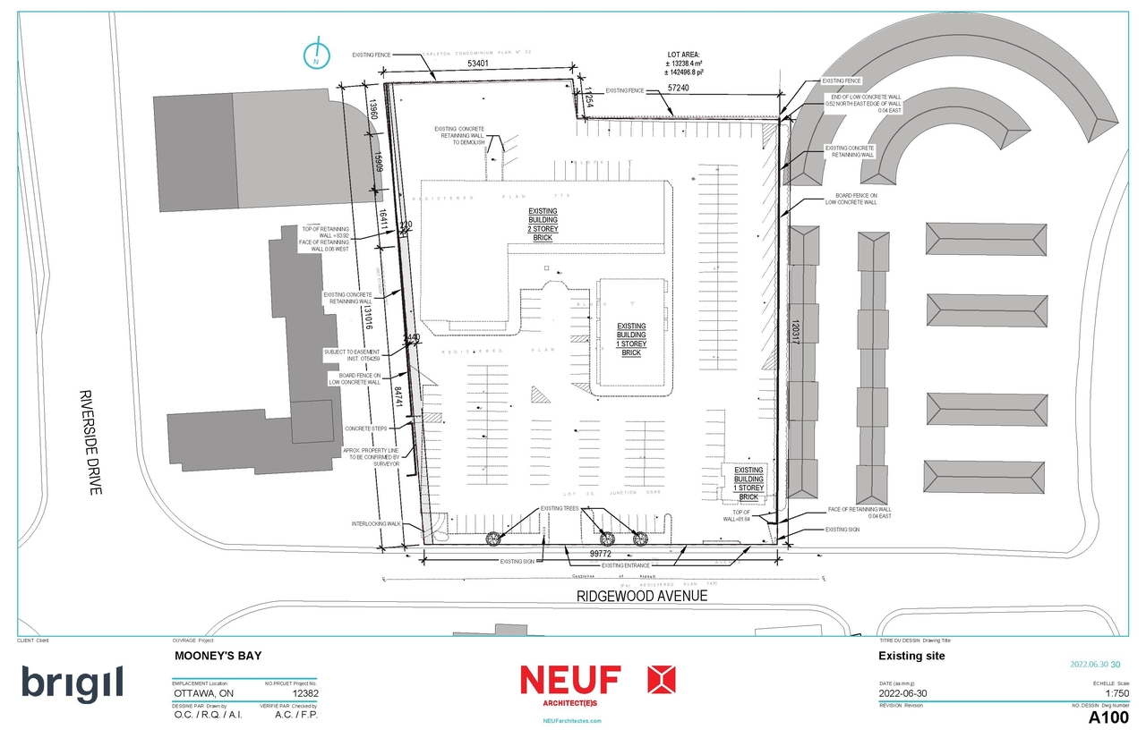 Construction site plan for project from page 30 of the file '2022-08-05 - Design Brief - D02-02-21-0057'