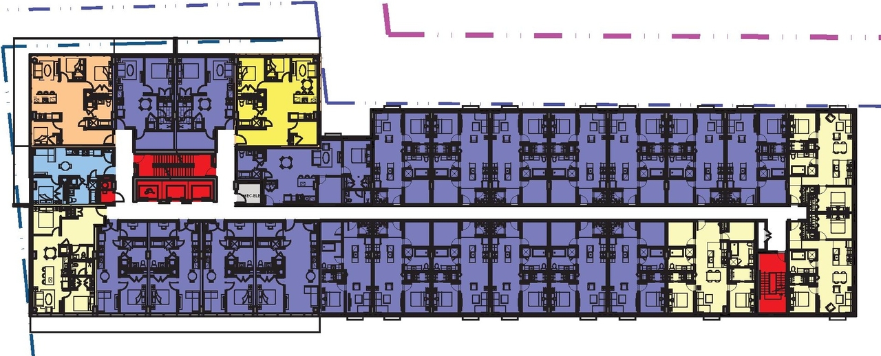 Construction site plan for project from page 35 of the file '2022-08-05 - Design Brief - D02-02-21-0057'