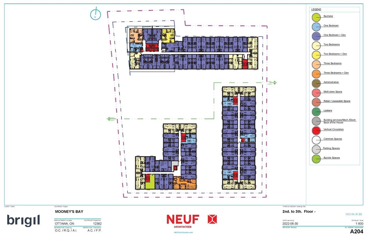 Construction site plan for project from page 35 of the file '2022-08-05 - Design Brief - D02-02-21-0057'
