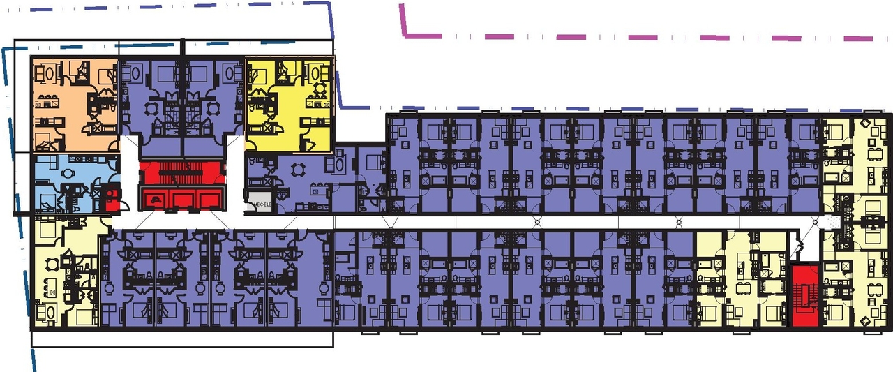 Construction site plan for project from page 37 of the file '2022-08-05 - Design Brief - D02-02-21-0057'