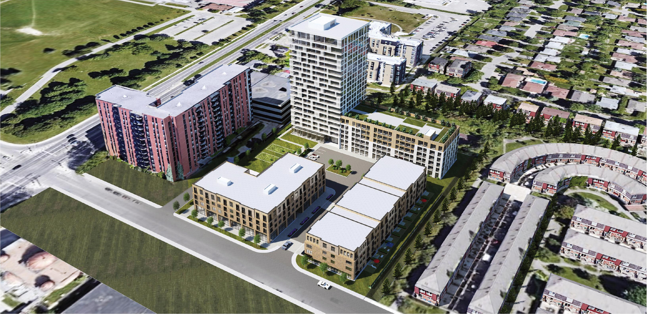 Rendering of building from page 60 of the file '2022-08-05 - Design Brief - D02-02-21-0057'
