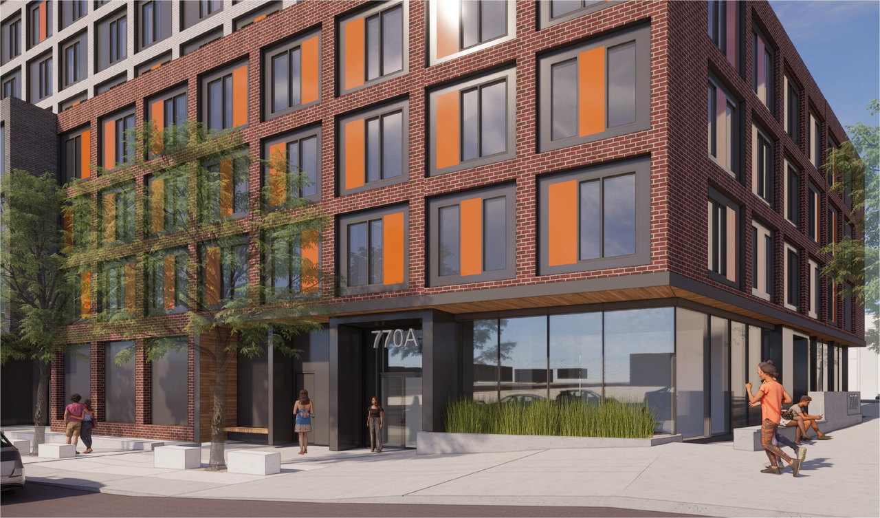 Rendering of building from page 14 of the file '2022-12-29 - Perspectives - D02-02-21-0068'