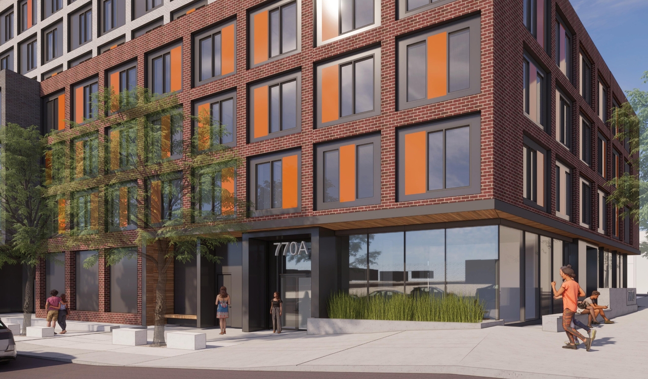 Rendering of building from page 14 of the file '2022-12-29 - Perspectives - D02-02-21-0068'