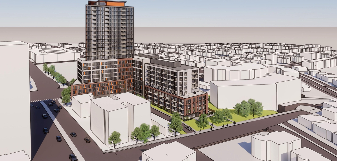 Rendering of building from page 7 of the file '2022-12-29 - Perspectives - D02-02-21-0068'