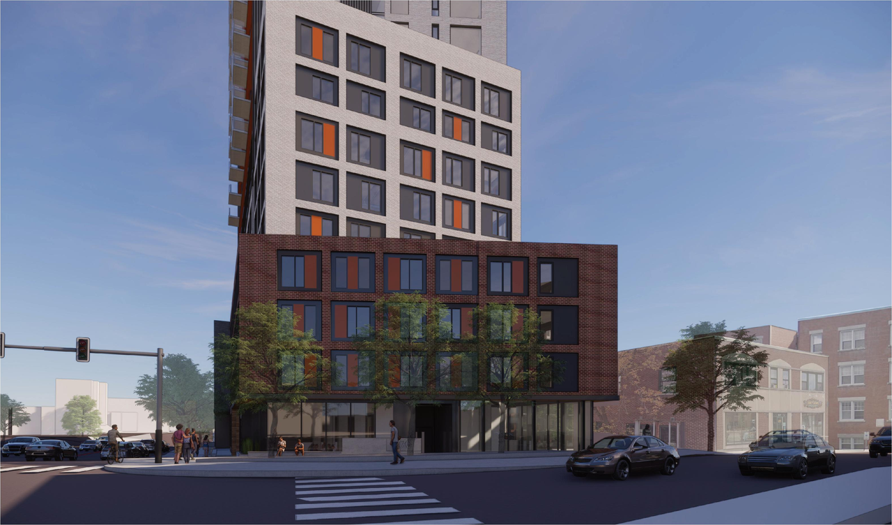 Rendering of building from page 9 of the file '2022-12-29 - Perspectives - D02-02-21-0068'