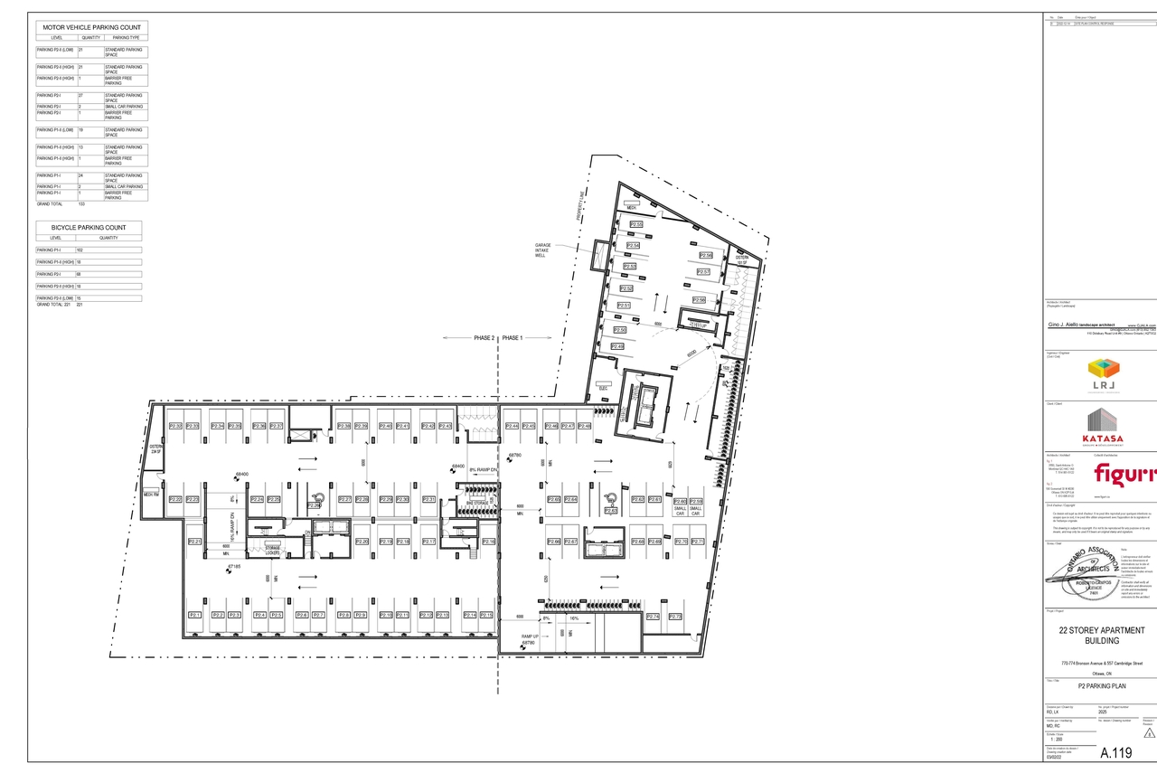 Construction site plan for project from page 1 of the file '2022-12-30 - Floor Plans - D02-02-21-0068'