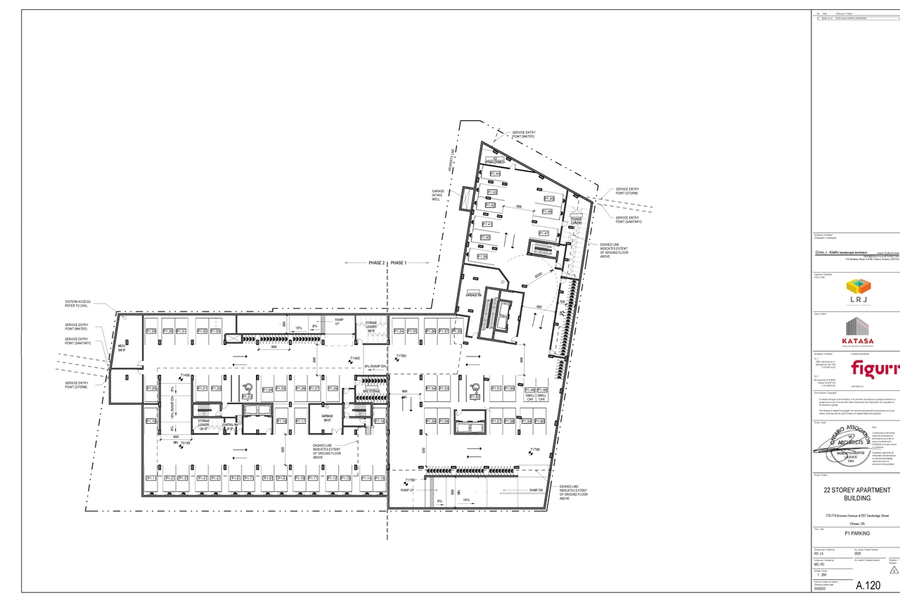 Construction site plan for project from page 2 of the file '2022-12-30 - Floor Plans - D02-02-21-0068'