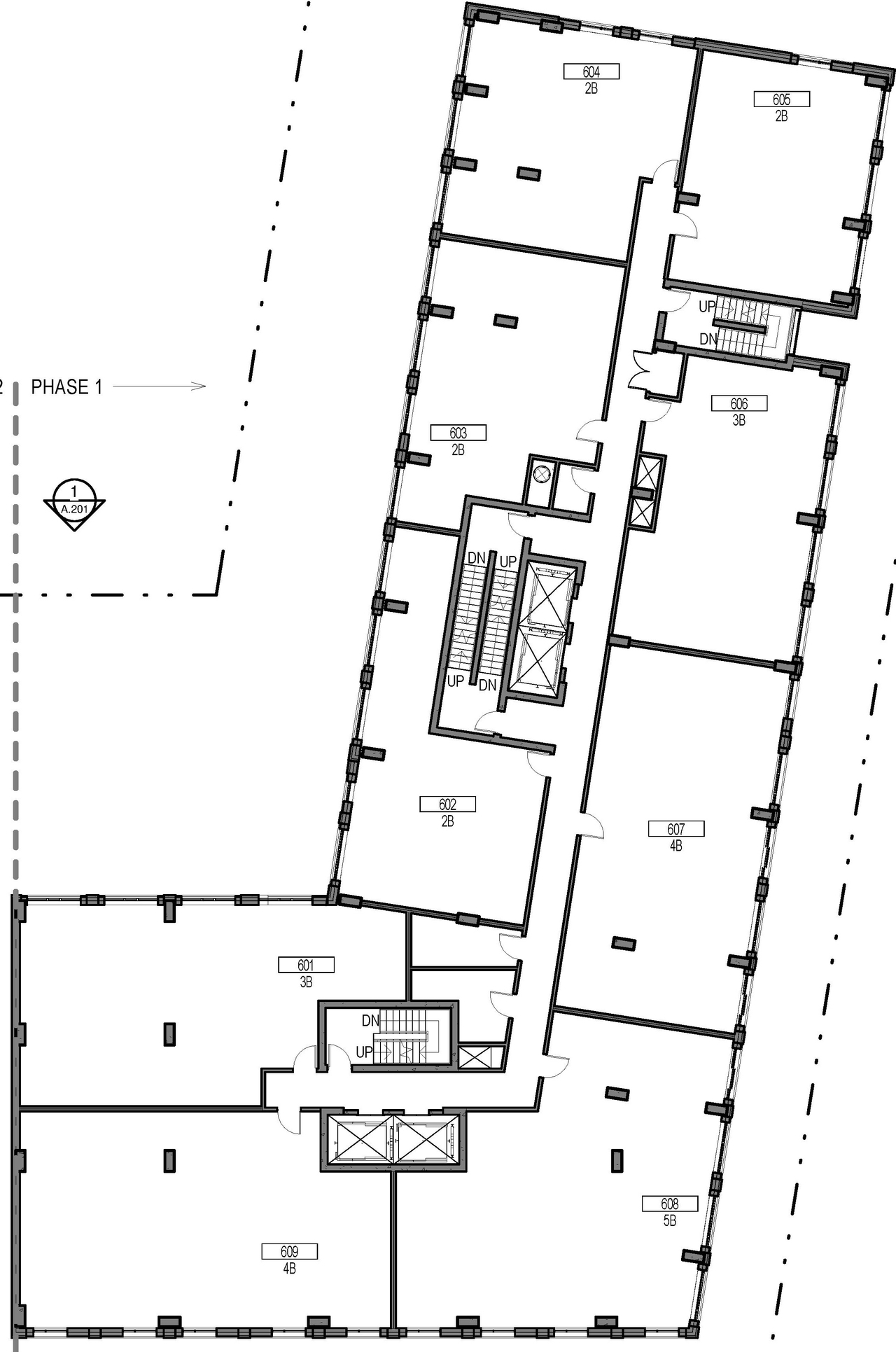 Construction site plan for project from page 6 of the file '2022-12-30 - Floor Plans - D02-02-21-0068'