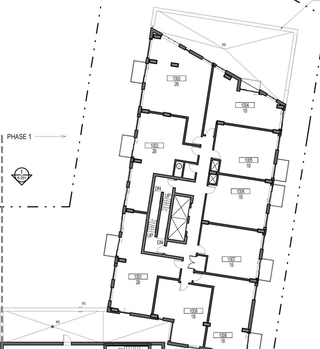 Floor plan for project from page 8 of the file '2022-12-30 - Floor Plans - D02-02-21-0068'