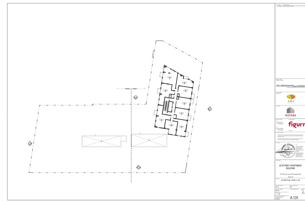 Floor plan for project from page 9 of the file '2022-12-30 - Floor Plans - D02-02-21-0068'