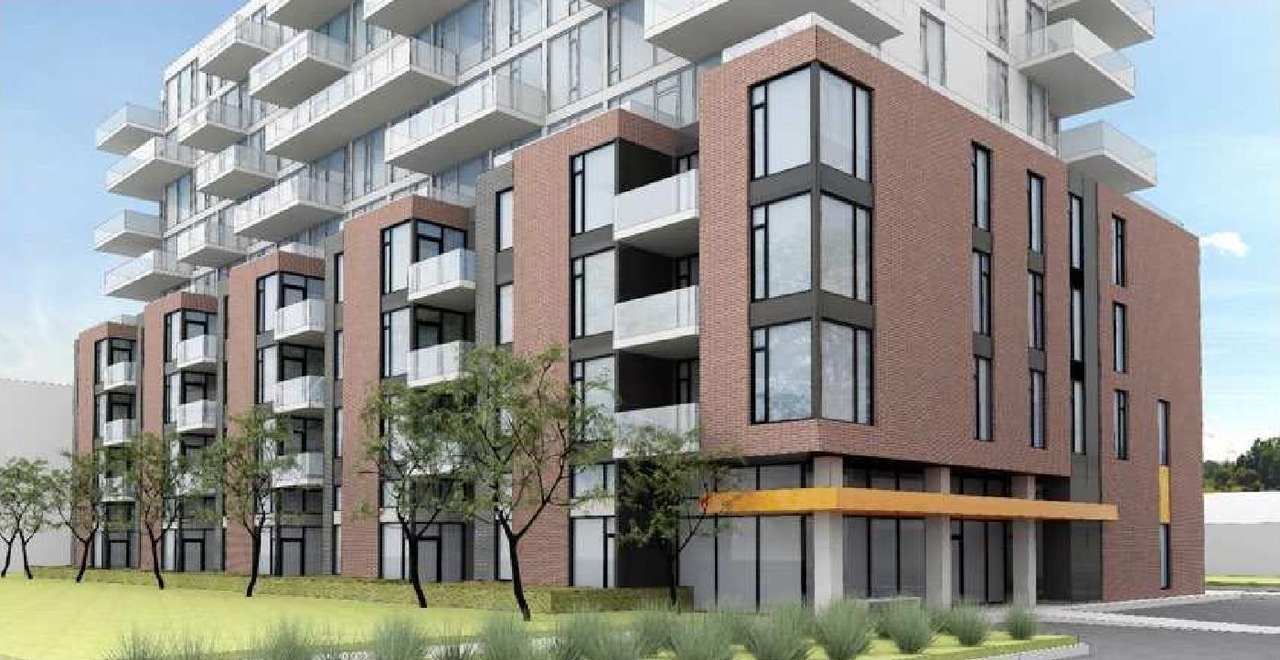 Rendering of building from page 15 of the file '2021-08-16 - Planning Rationale and Design Brief - D02-02-21-0082'