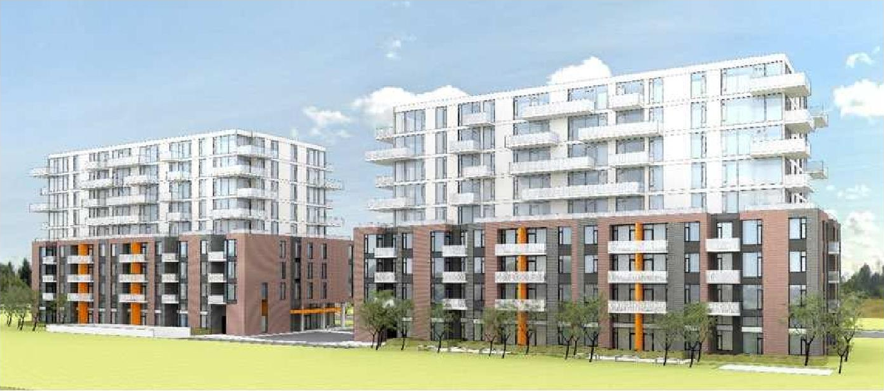 Rendering of building from page 15 of the file '2021-08-16 - Planning Rationale and Design Brief - D02-02-21-0082'