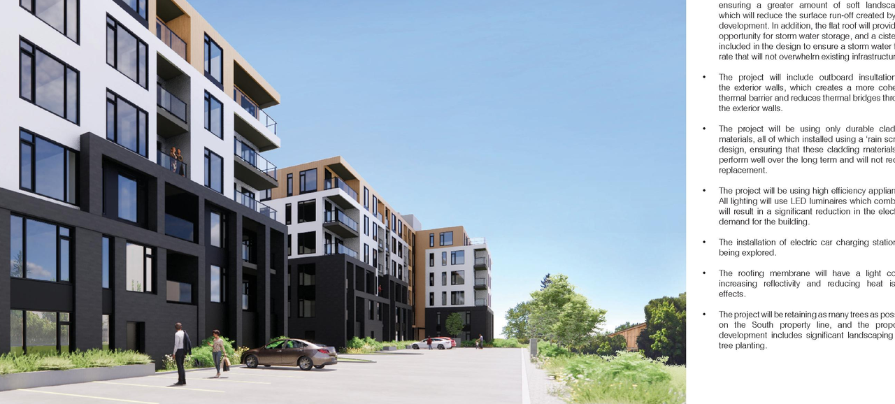 Rendering of building from page 11 of the file '2022-12-21 - Design Brief - D02-02-21-0082'