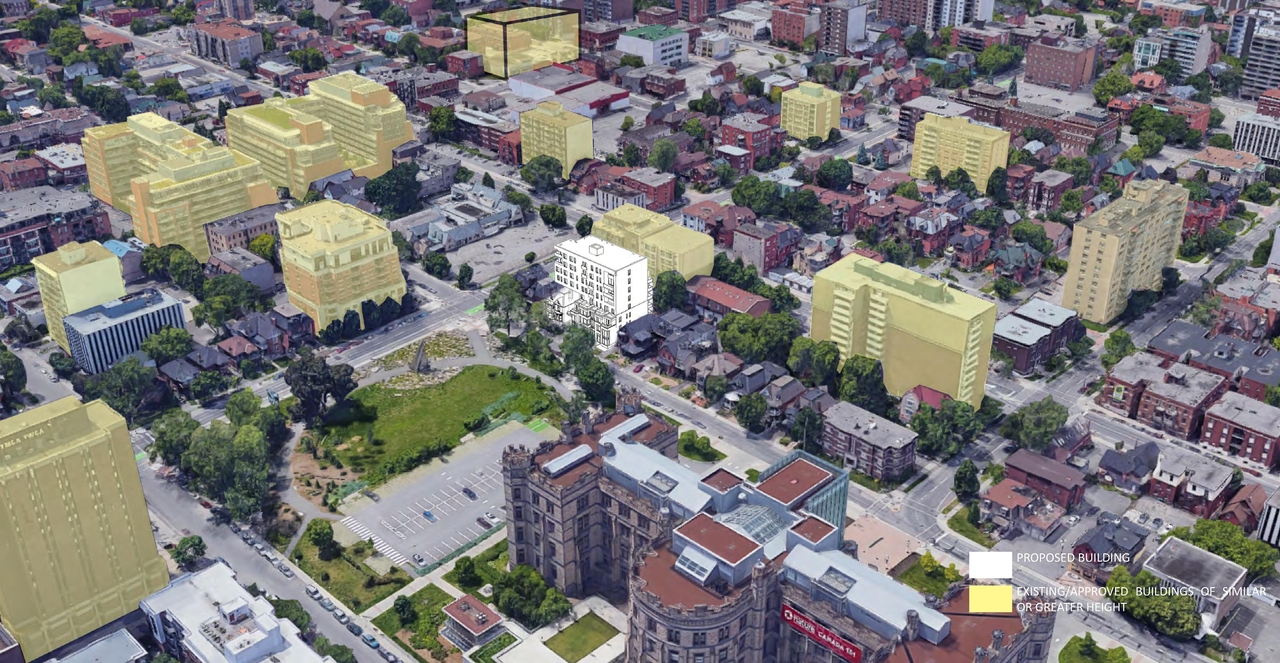 Rendering of building from page 4 of the file '2021-08-19 - Architectural Package and Design Brief - D02-02-21-0084'