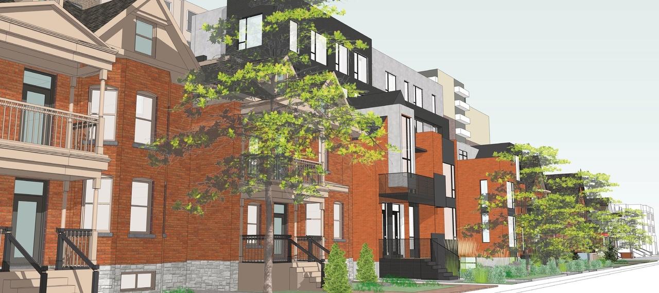 Rendering of building from page 27 of the file '2023-01-13 - Floor Plans - D02-02-21-0084'