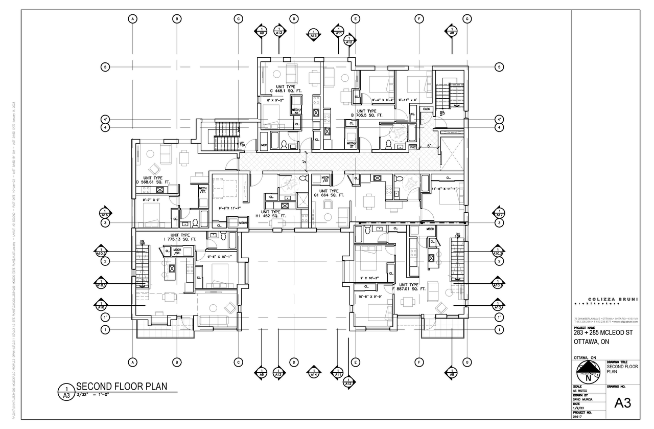 Floor plan for project from page 7 of the file '2023-01-13 - Floor Plans - D02-02-21-0084'
