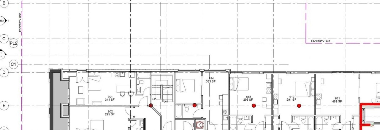 Construction site plan for project from page 36 of the file '2021-08-23 - Design Brief - D02-02-21-0085'