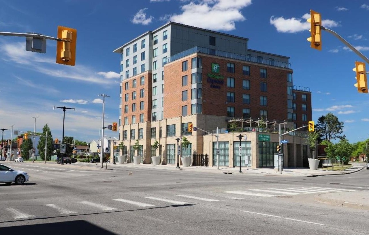 Rendering of building from page 7 of the file '2021-08-23 - Design Brief - D02-02-21-0085'