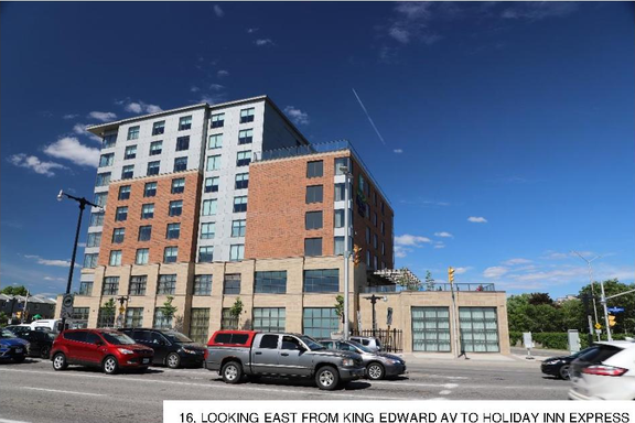 Rendering of building from page 7 of the file '2021-08-23 - Design Brief - D02-02-21-0085'