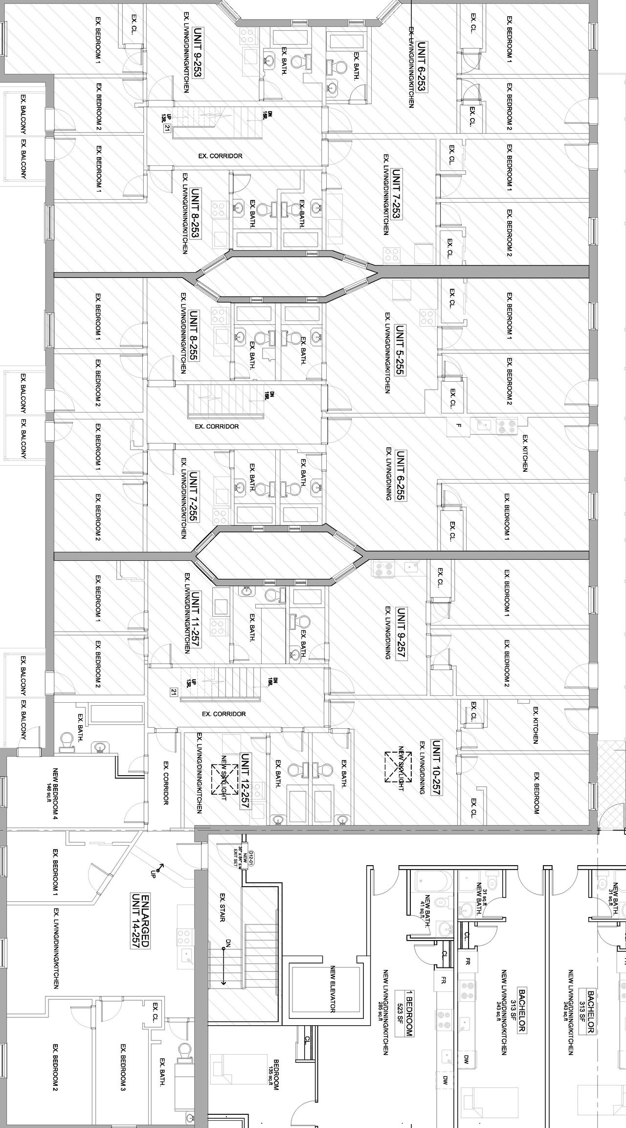 Floor plan for project from page 4 of the file '2021-08-27 - Floor Plans and Elevations - D02-02-21-0088'
