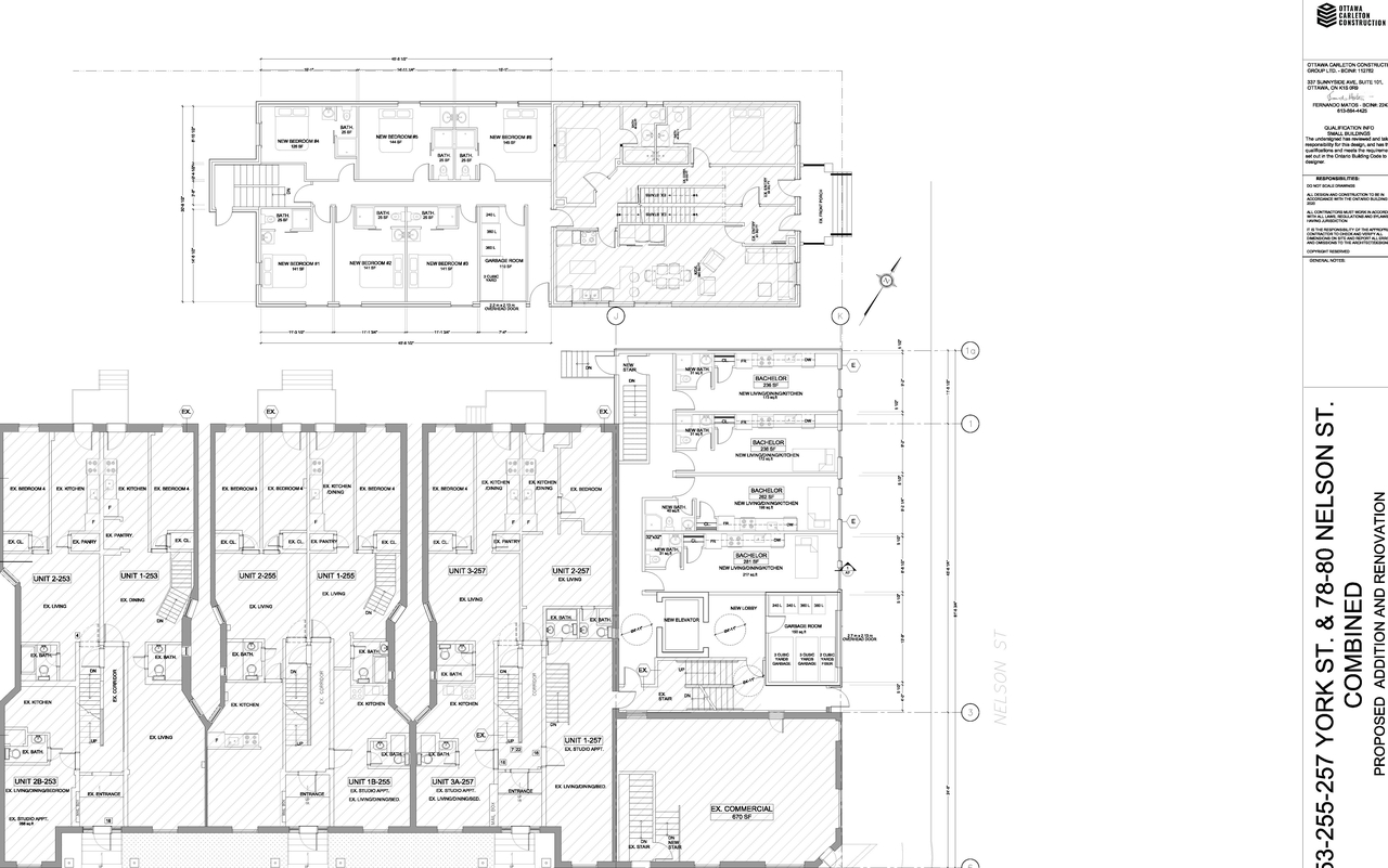 Construction site plan for project from page 1 of the file '2022-06-23 - Ground Floor Plan - D02-02-21-0088'