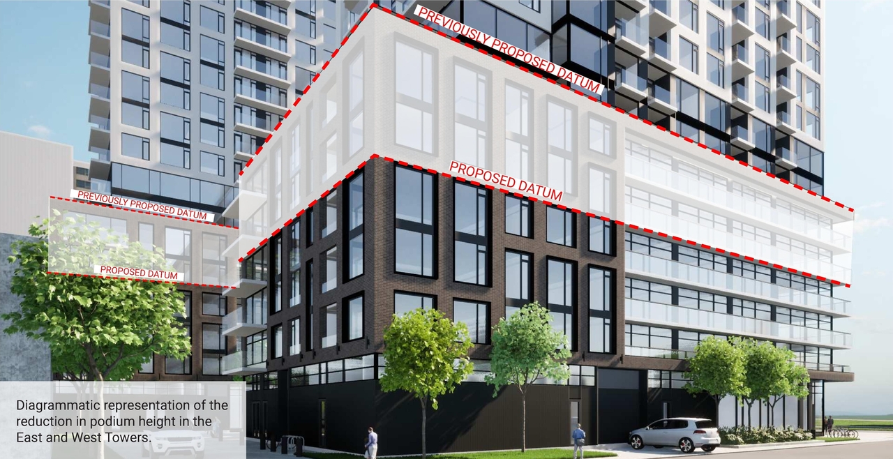 Rendering of building from page 20 of the file '2022-08-22 - FORMAL URBAN DESIGN REVIEW PANEL - Urban Design 220818 Package - D02-02-21-0093'