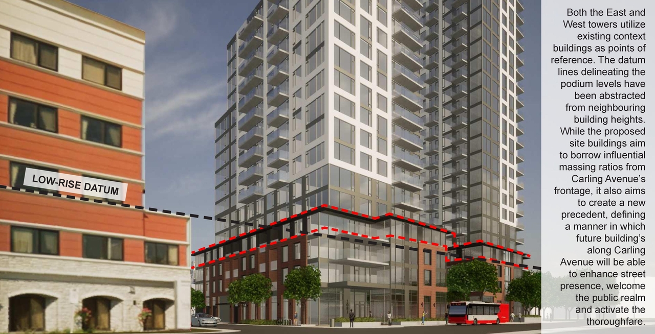 Rendering of building from page 31 of the file '2022-08-22 - FORMAL URBAN DESIGN REVIEW PANEL - Urban Design 220818 Package - D02-02-21-0093'