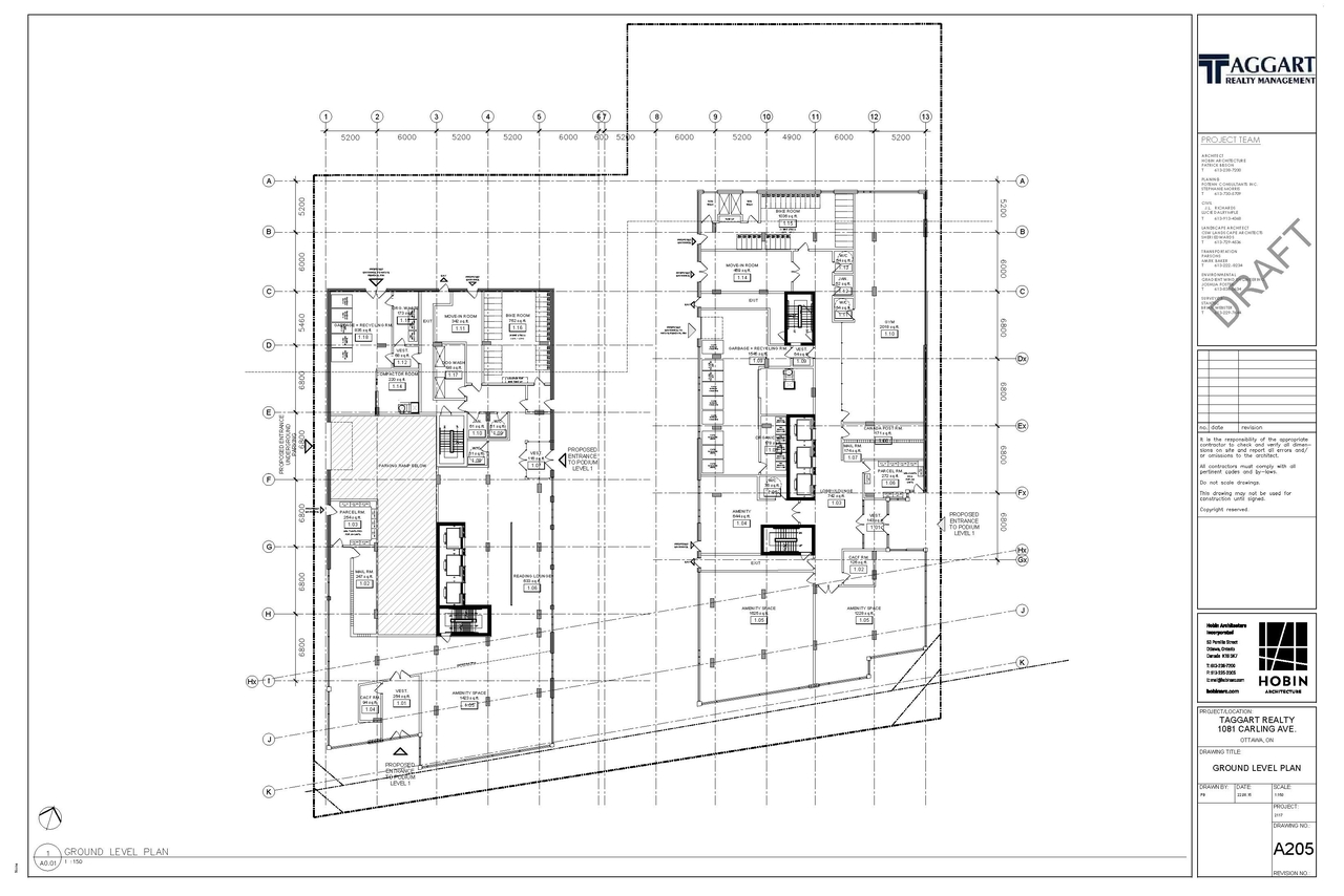 Floor plan for project from page 48 of the file '2022-08-22 - FORMAL URBAN DESIGN REVIEW PANEL - Urban Design 220818 Package - D02-02-21-0093'