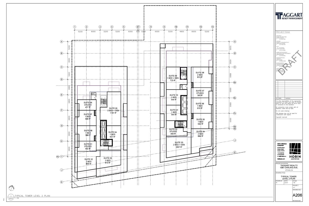 Floor plan for project from page 51 of the file '2022-08-22 - FORMAL URBAN DESIGN REVIEW PANEL - Urban Design 220818 Package - D02-02-21-0093'