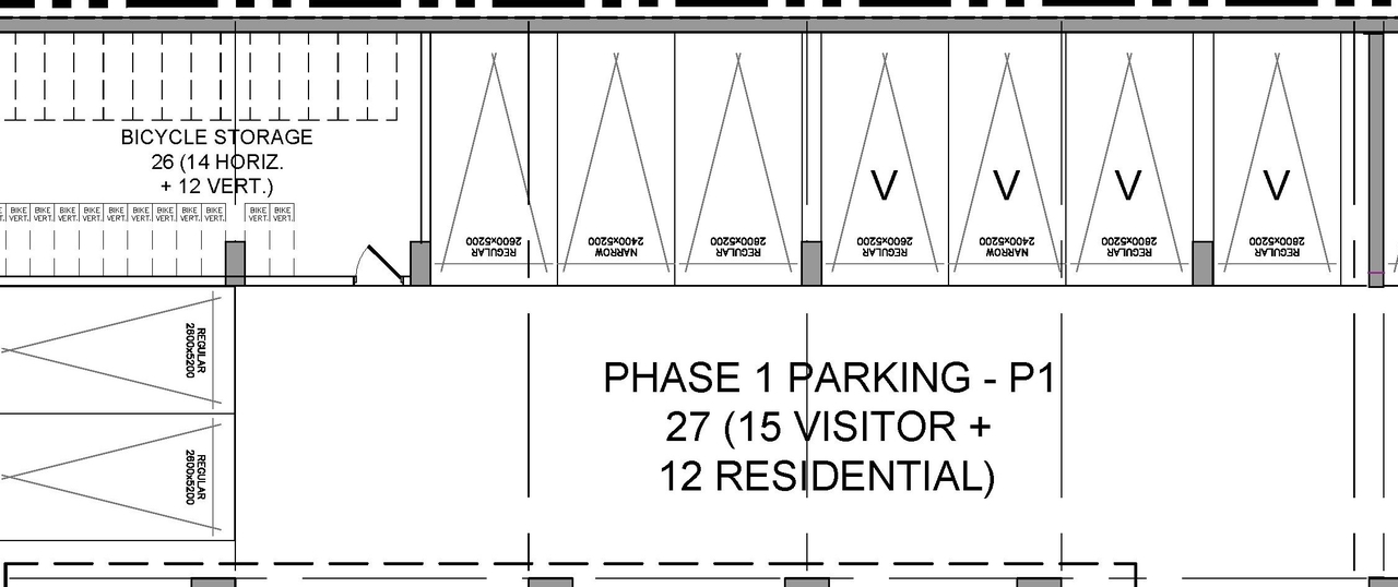 Construction site plan for project from page 4 of the file '2022-10-25 - Floor Plans - D02-02-21-0093'