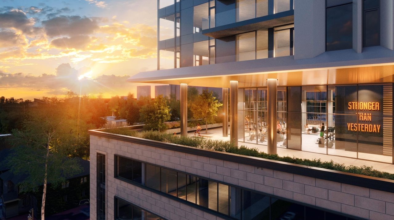 Rendering of building from page 15 of the file '2023-08-01 - Rendered Views - D02-02-21-0095'