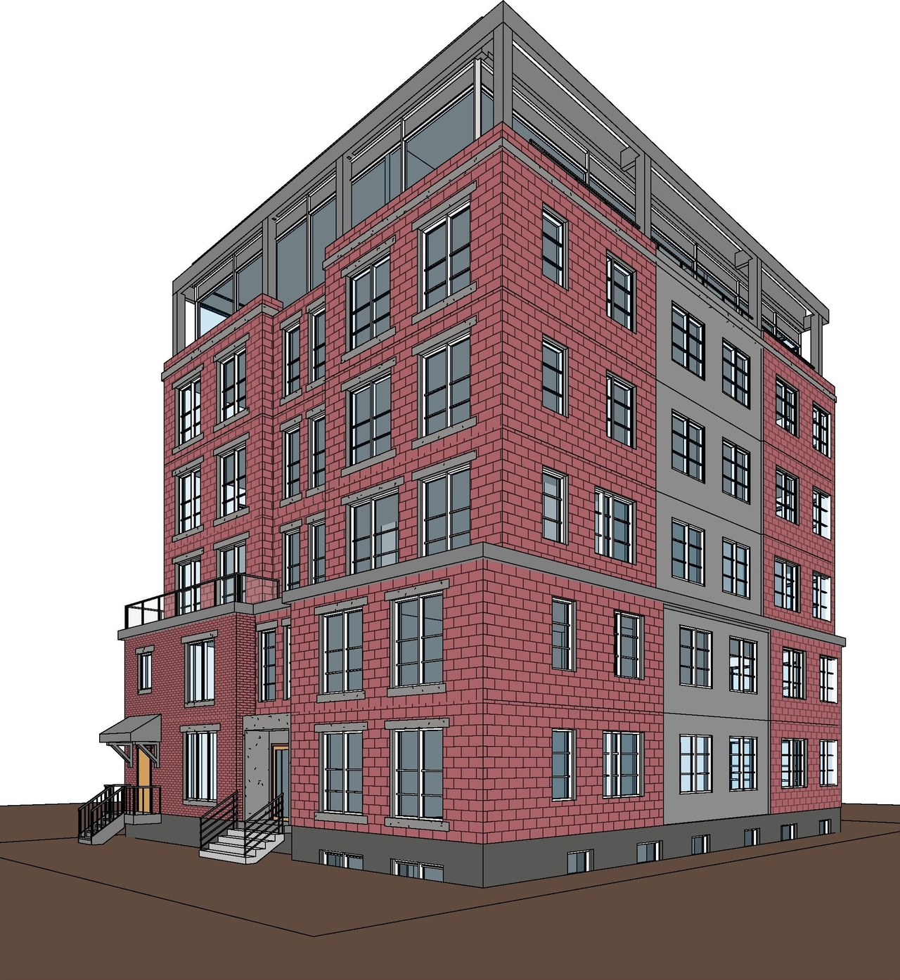 Rendering of building from page 18 of the file '2021-12-24 - UDRP Package - D02-02-21-0096'