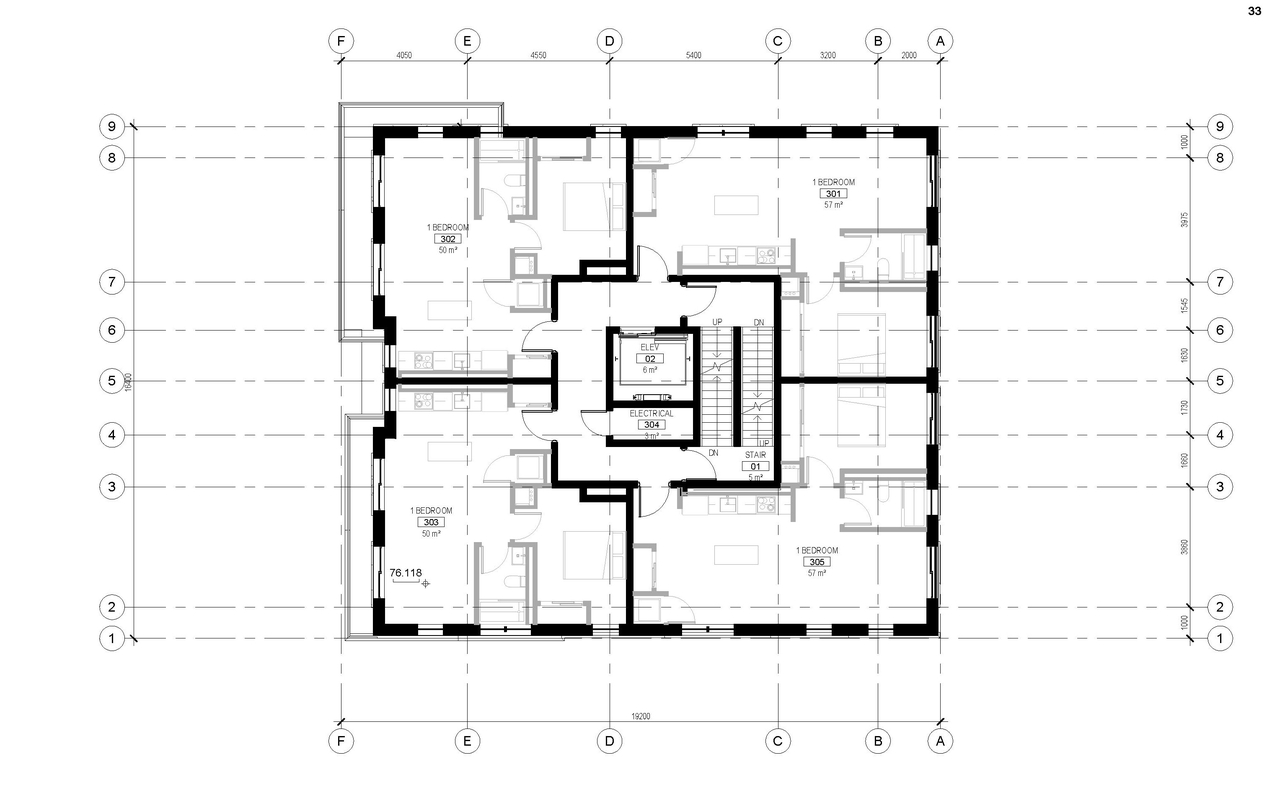 Floor plan for project from page 33 of the file '2021-12-24 - UDRP Package - D02-02-21-0096'