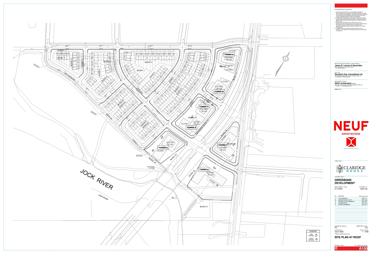 Construction site plan for project from page 2 of the file '2021-09-29 - Perspectives - D02-02-21-0110'