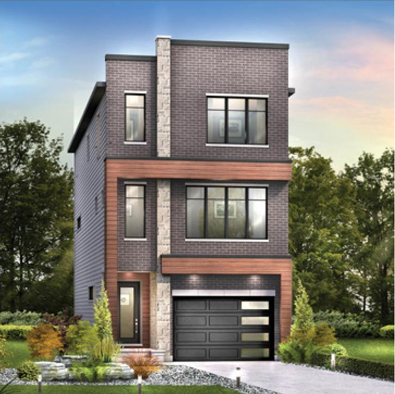 Rendering of building from page 12 of the file '2023-09-13 - Urban Design Brief -D02-02-21-0113'
