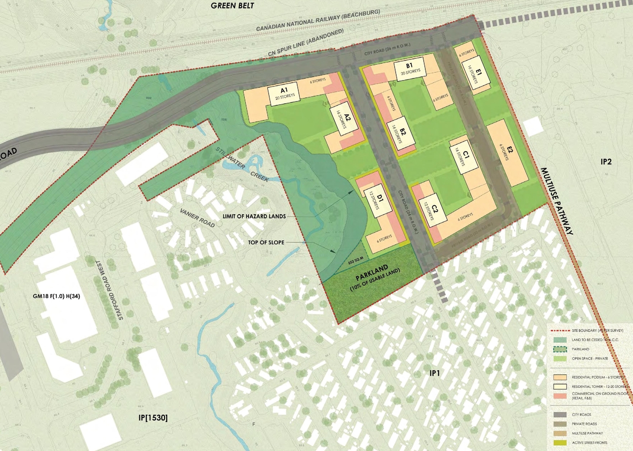Construction site plan for project from page 22 of the file '2021-11-24 - Applicant UDRP Presentation - D02-02-21-0120'