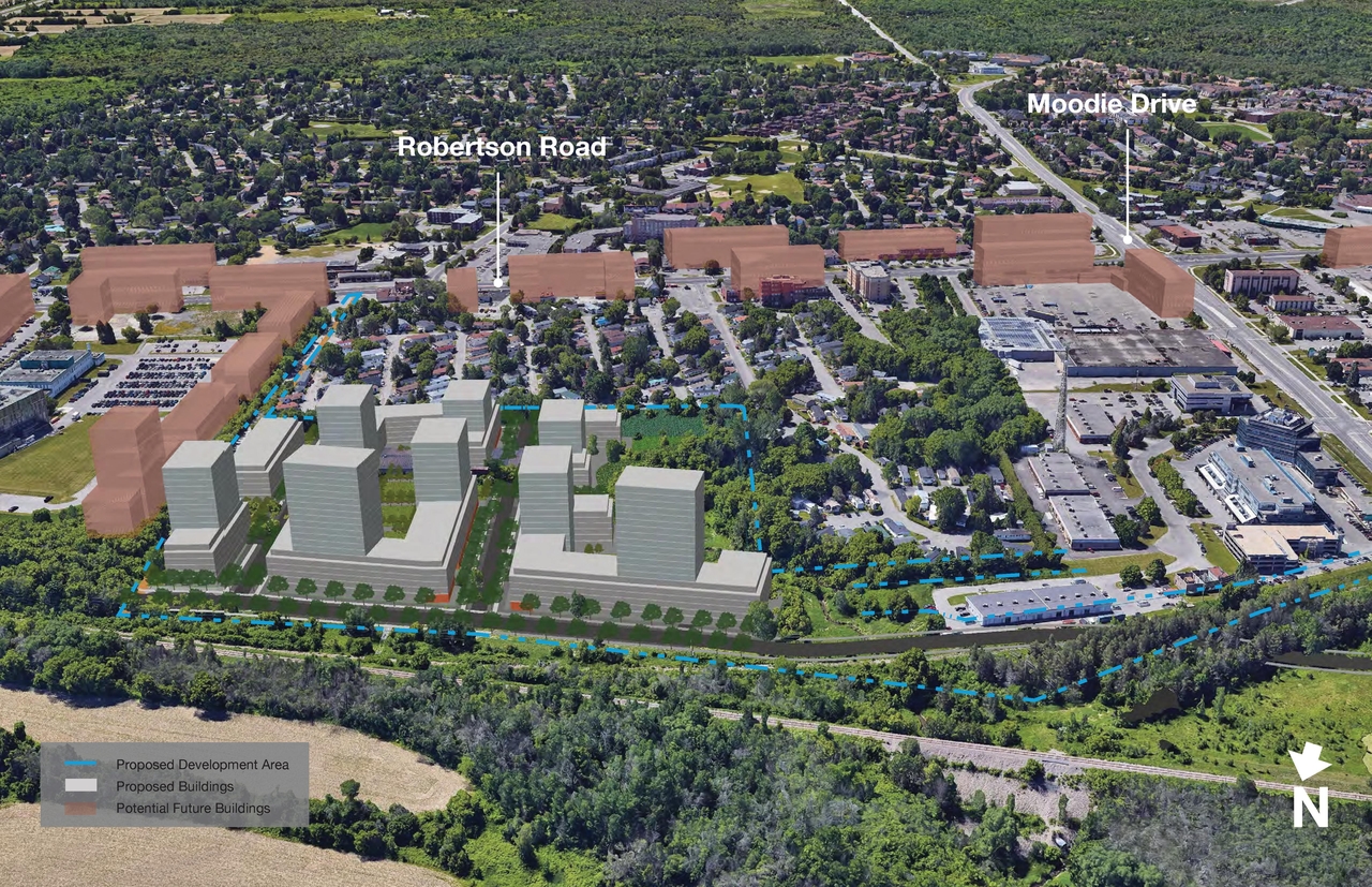 Construction site plan for project from page 28 of the file '2021-11-24 - Applicant UDRP Presentation - D02-02-21-0120'