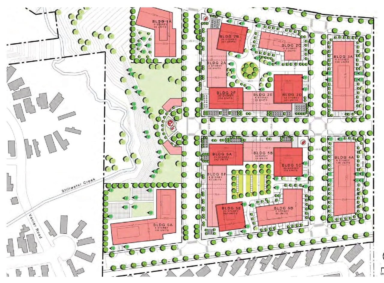 Construction site plan for project from page 35 of the file '2021-11-24 - Applicant UDRP Presentation - D02-02-21-0120'
