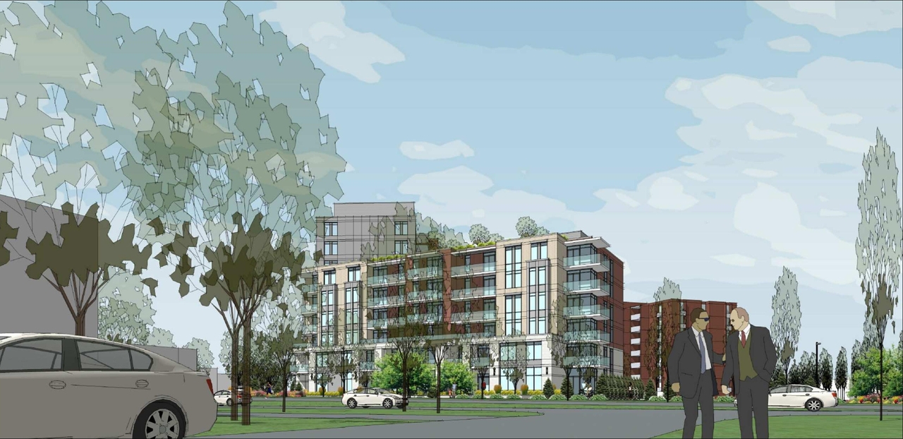 Rendering of building from page 2 of the file '2023-09-01 - Perspectives - D02-02-21-0121'