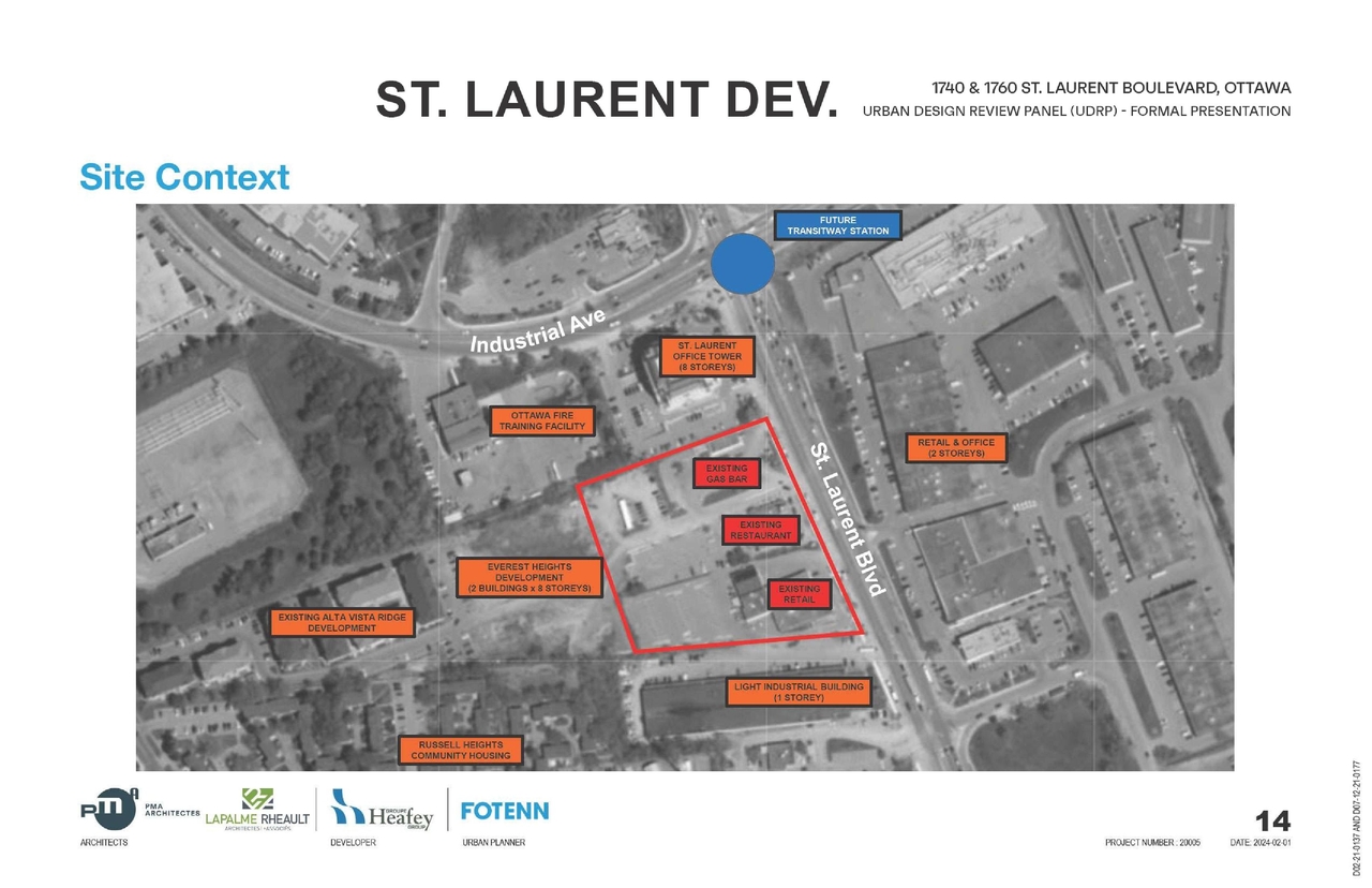 Construction site plan for project from page 31 of the file '2026-07-03 - UDRP Report - D02-02-21-0137'