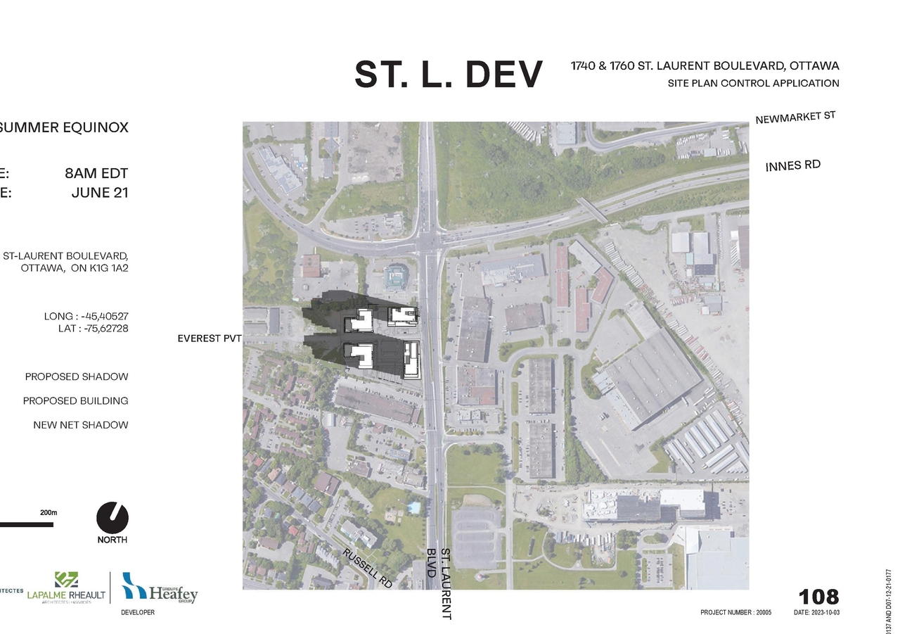 Construction site plan for project from page 109 of the file '2023-10-13 - Design Brief - D02-02-21-0137'