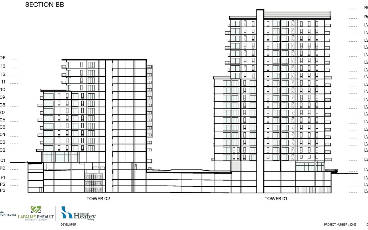Construction site plan for project from page 59 of the file '2023-10-13 - Design Brief - D02-02-21-0137'