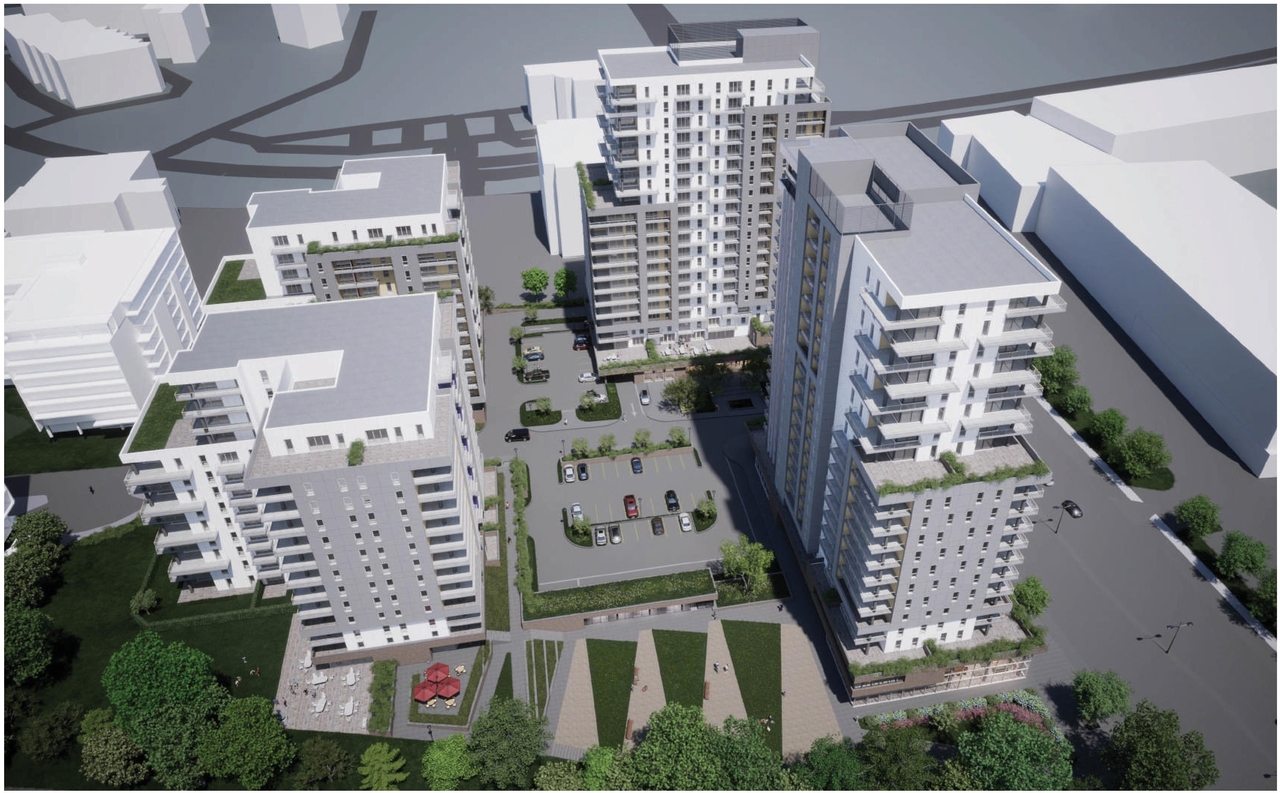 Construction site plan for project from page 72 of the file '2023-10-13 - Design Brief - D02-02-21-0137'