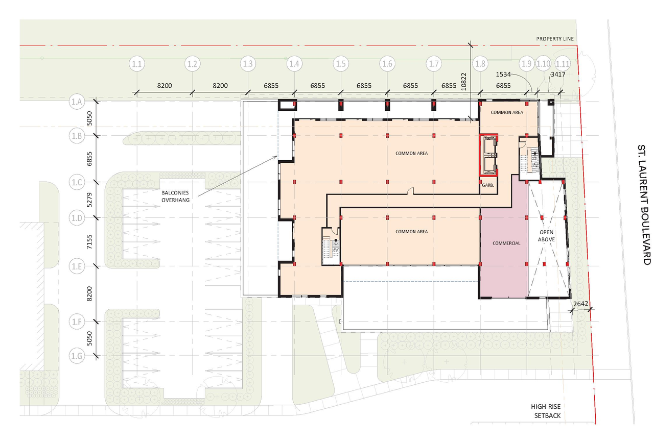 Construction site plan for project from page 21 of the file '2021-10-27 - DESIGN BRIEF - D02-02-21-0137'