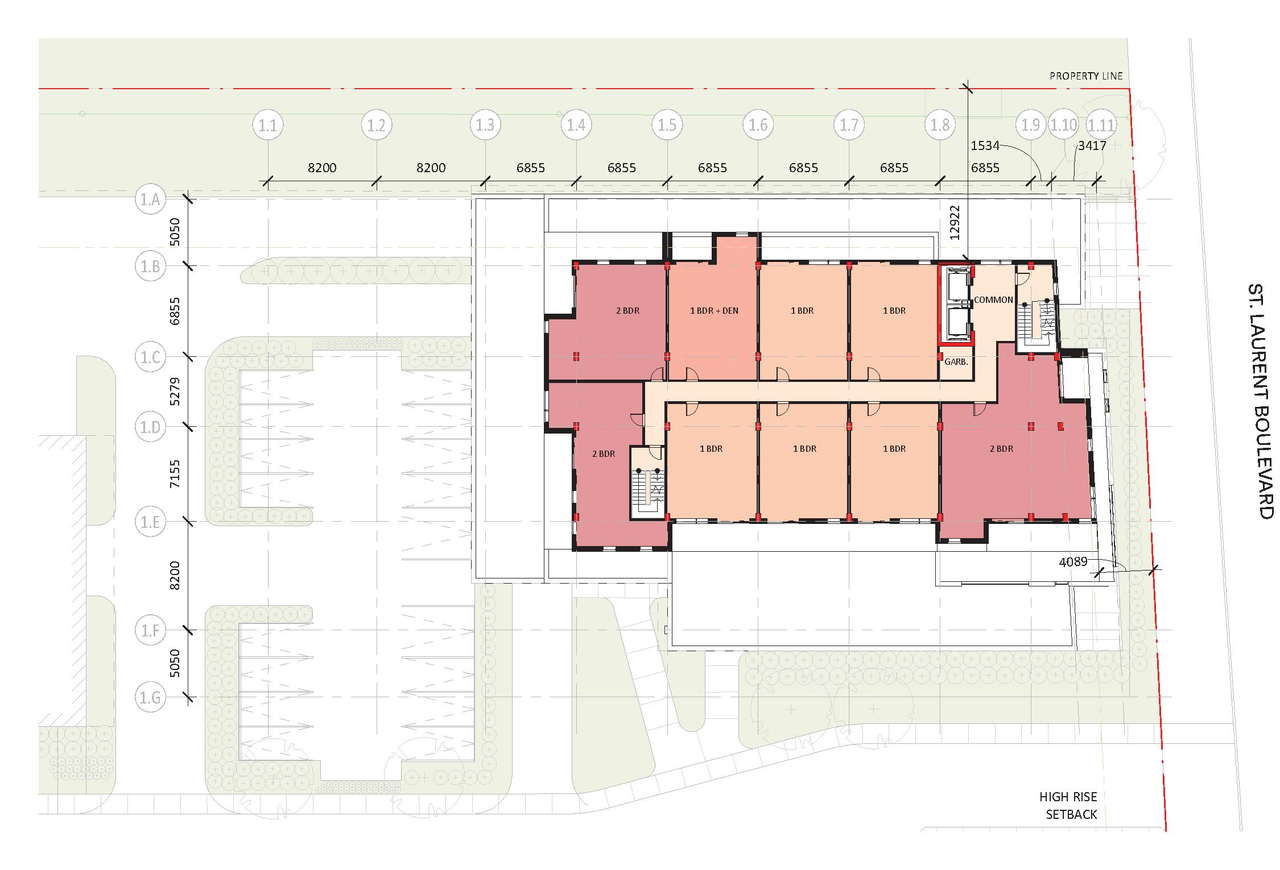 Construction site plan for project from page 24 of the file '2021-10-27 - DESIGN BRIEF - D02-02-21-0137'