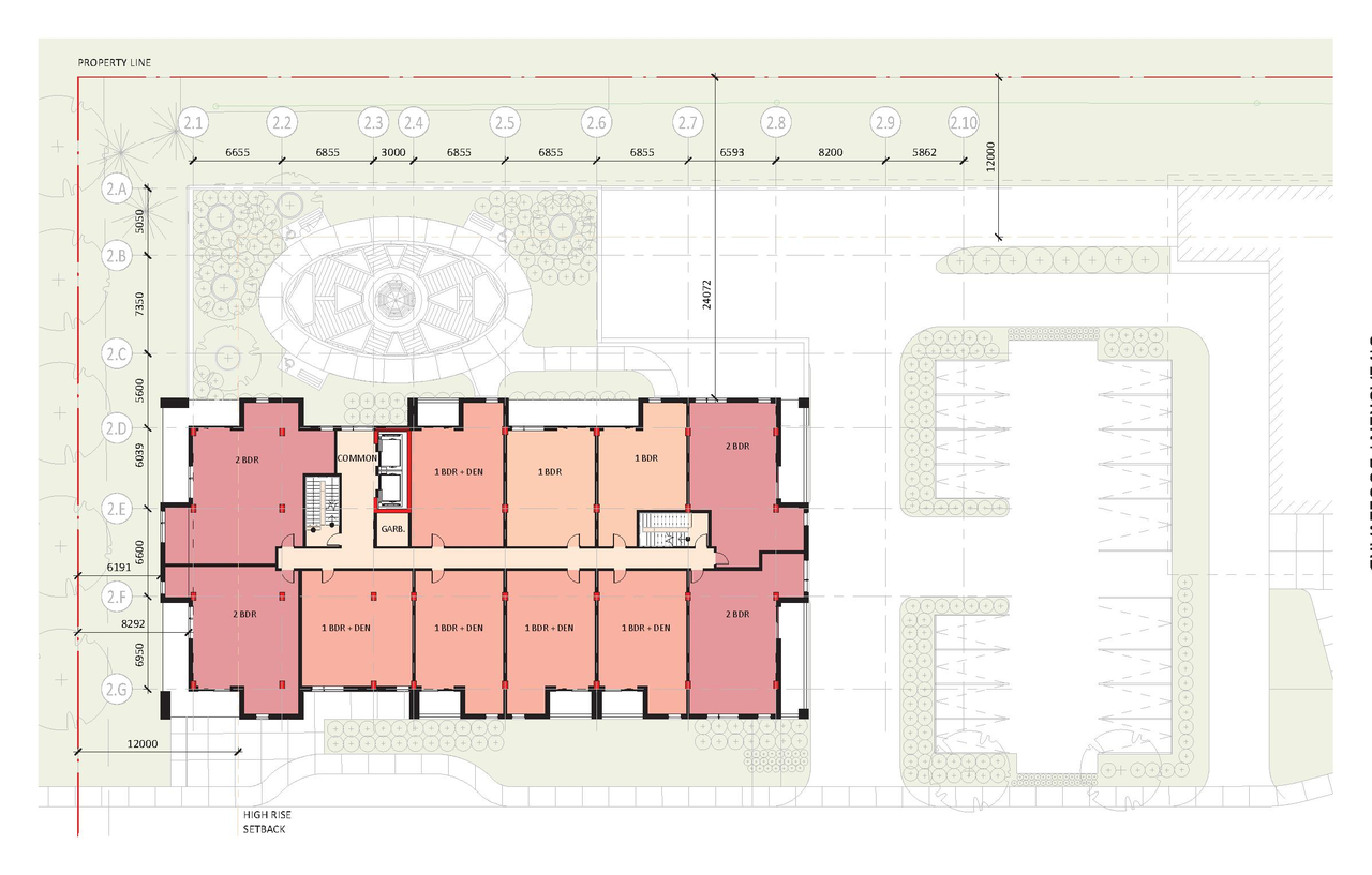 Construction site plan for project from page 30 of the file '2021-10-27 - DESIGN BRIEF - D02-02-21-0137'
