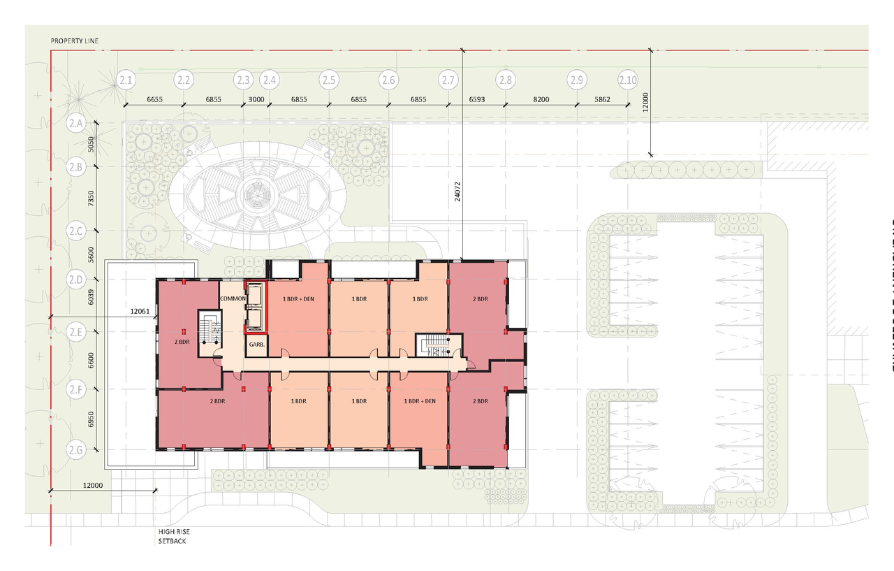 Construction site plan for project from page 33 of the file '2021-10-27 - DESIGN BRIEF - D02-02-21-0137'