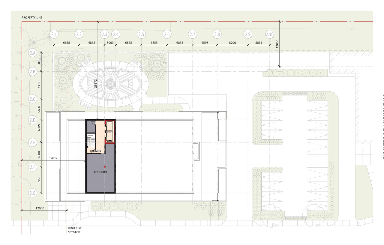 Construction site plan for project from page 35 of the file '2021-10-27 - DESIGN BRIEF - D02-02-21-0137'